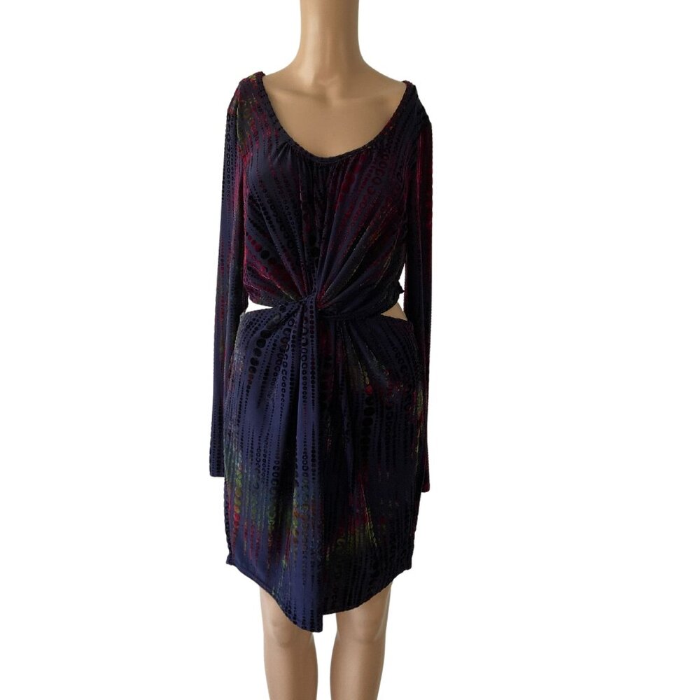 S.Y.L.K Long Sleeve Size L Cutout Dress